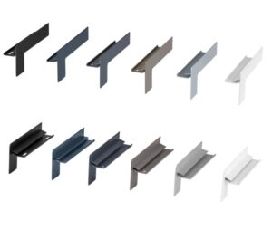 Klinker Abschluss für Aluminium Fensterbank