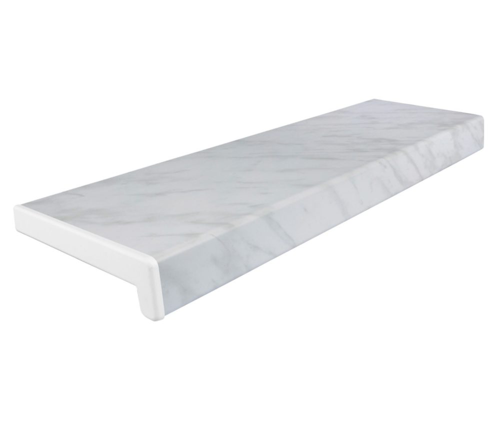 Kunststoff Innenfensterbank Carrara Marmor Grau