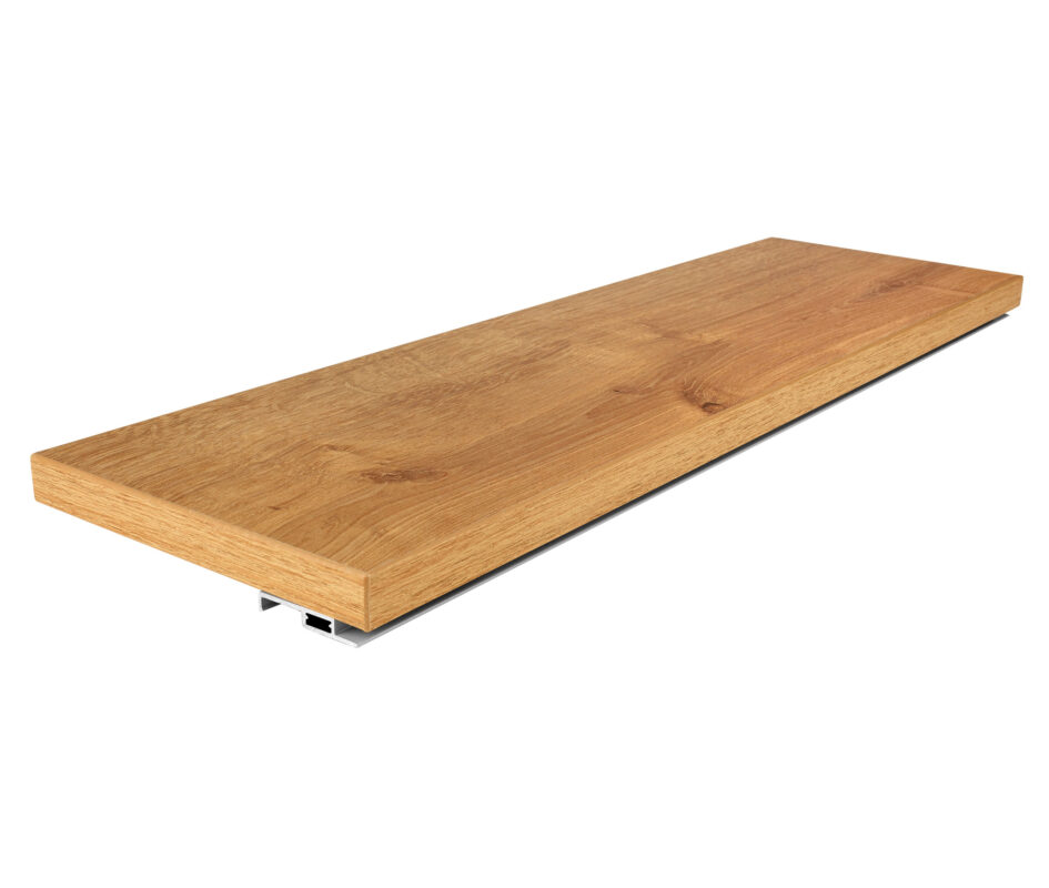 DeluxeLine Innenfensterbank Dekor Arlington Oak inkl. Schattenfuge