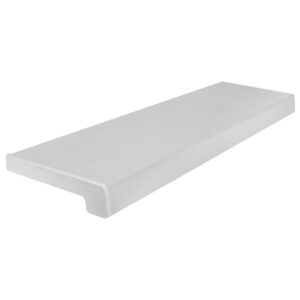 Werzalit exclusiv Innenfensterbank Hellgrau inkl Kunststoffkappen