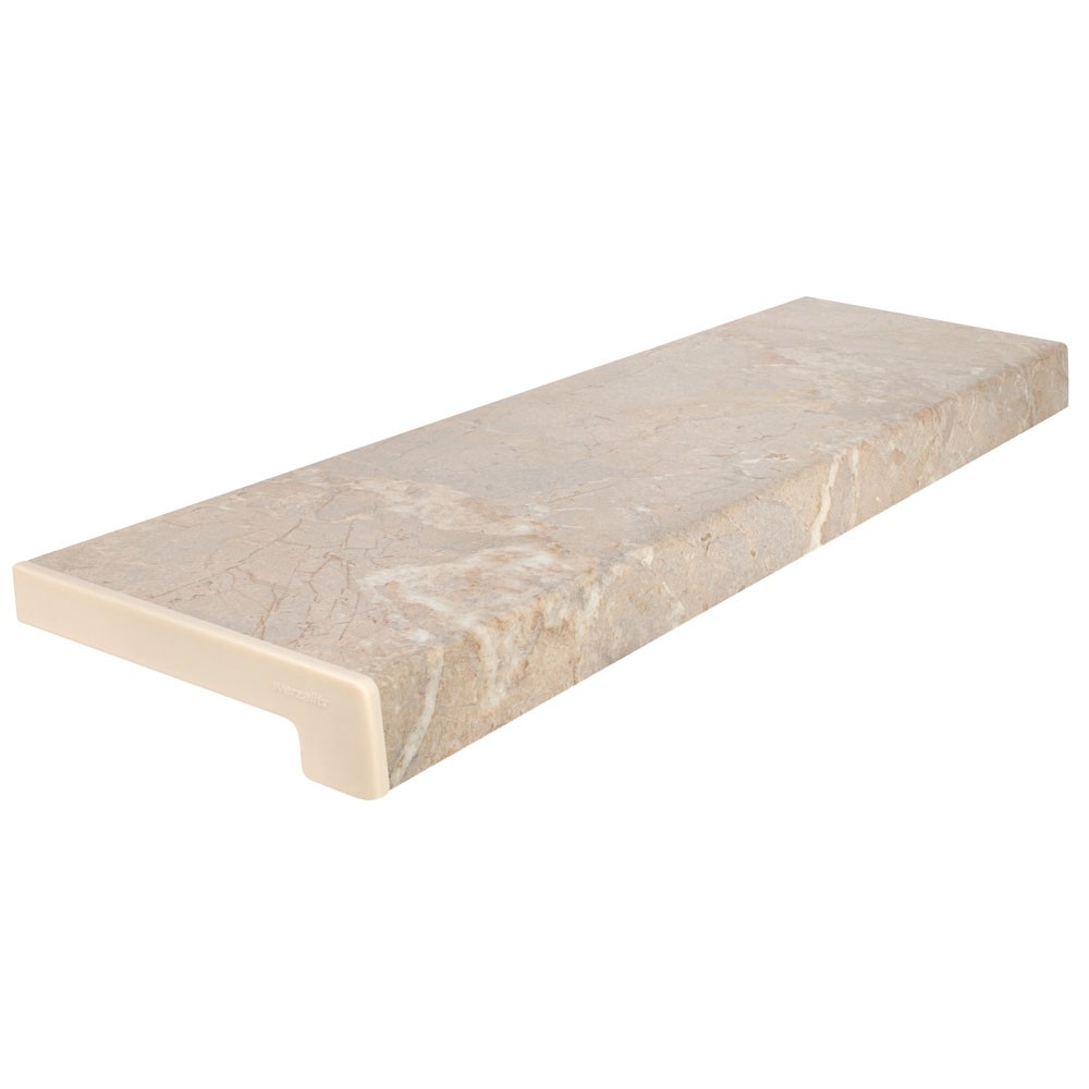 Werzalit exclusiv Innenfensterbank Marmor Beige inkl Kunststoffkappen