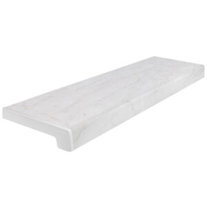 Werzalit exclusiv Innenfensterbank Marmor Bianco inkl Kunststoffkappen