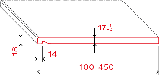Werzalit compact Skizze