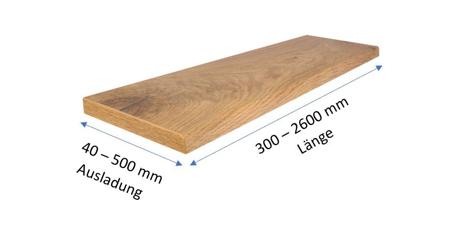 Info Werzalit compact ABS Ausladung Länge