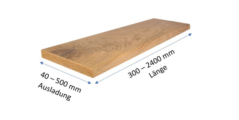 Info Werzalit compact ABS express Ausladung Länge