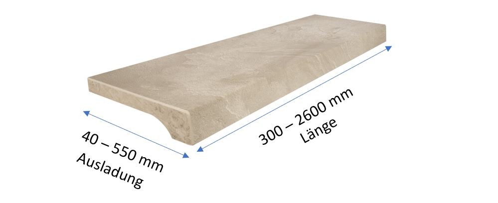 Info Werzalit exclusiv ABS Ausladung Länge