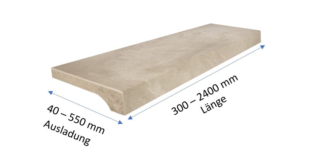 Info Werzalit exclusiv ABS express Ausladung Länge