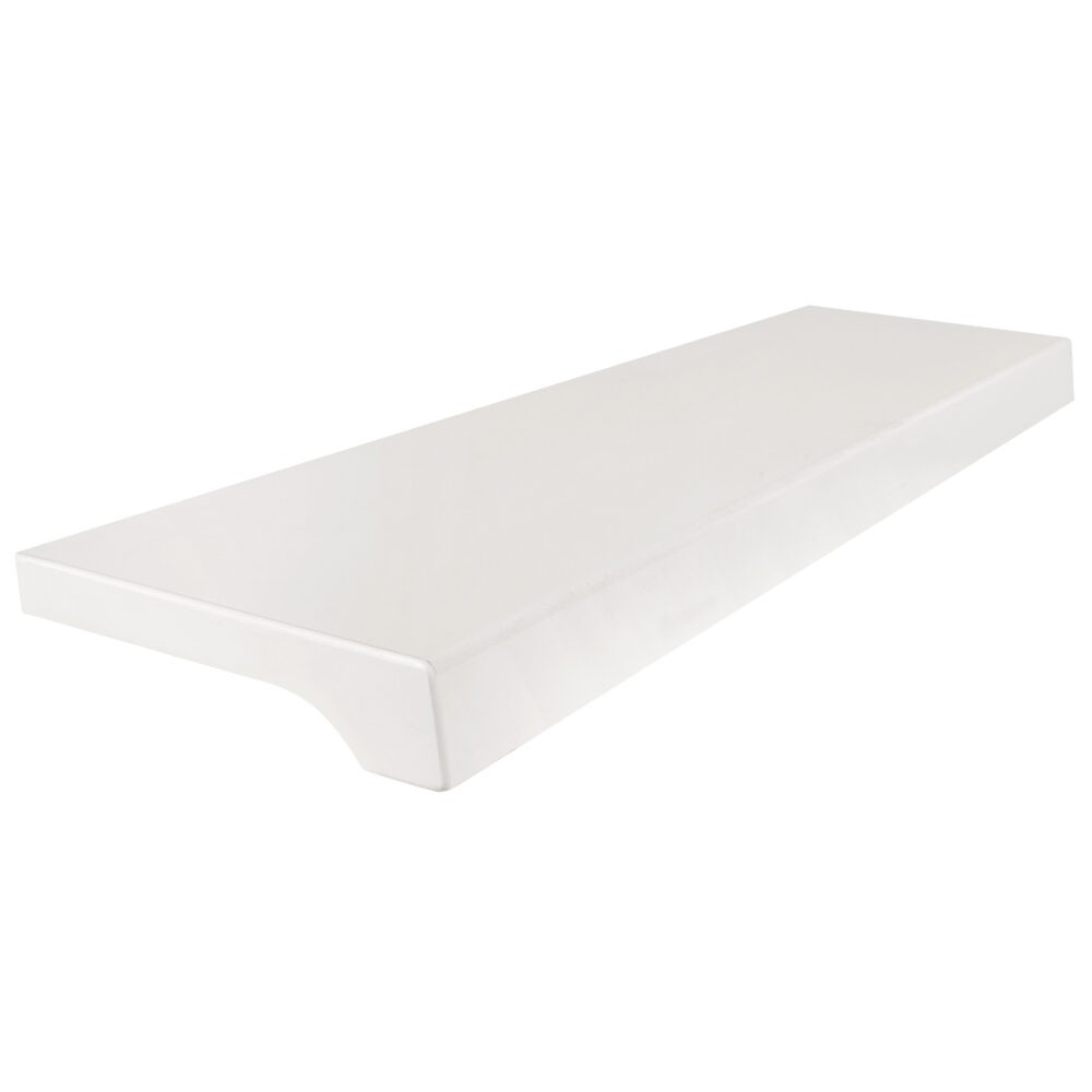 Werzalit exclusiv Innenfensterbank Dekor Weiß Glatt ABS-Kanten
